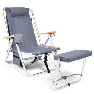 Friluftsstol Roxy med kylbag/mobilficka Grå, en produkt av hög kvalitet till bra pris från Ulfåsa möbler