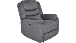 WINFIELD recliner Tyg Ridge grå EL, en produkt av hög kvalitet till bra pris från Ulfåsa möbler