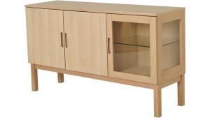 OLIVIA Sideboard m glasdörr &  belysning, en produkt av hög kvalitet till bra pris från Ulfåsa möbler