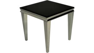 GENOVA  sidobord i svart glas,60x60 H57-, en produkt av hög kvalitet till bra pris från Ulfåsa möbler