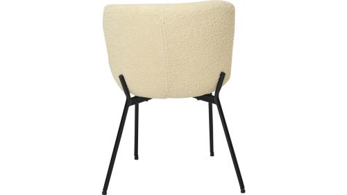 TEDDY Matstol i beige teddy tyg, en produkt av hög kvalitet till bra pris från Ulfåsa möbler