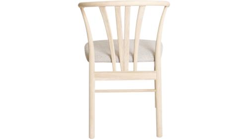ARON Matstol i vitoljad ek, beige boucle, en produkt av hög kvalitet till bra pris från Ulfåsa möbler