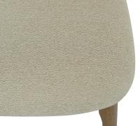 CONTENTO Matstol, tyg beige, vitpigm. ek, en produkt av hög kvalitet till bra pris från Ulfåsa möbler