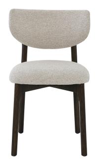 CONTENTO Matstol, tyg ljusbeige, brun ek, en produkt av hög kvalitet till bra pris från Ulfåsa möbler