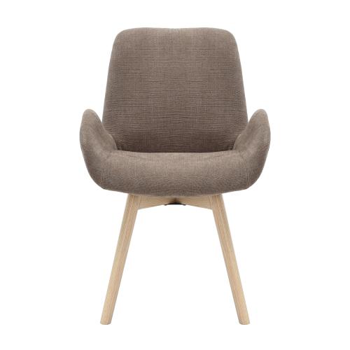 CAMDEN Matstol m snurr, tyg taupe,vitpig, en produkt av hög kvalitet till bra pris från Ulfåsa möbler