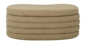 EBB Bänk med organisk form, beige , en produkt av hög kvalitet till bra pris från Ulfåsa möbler