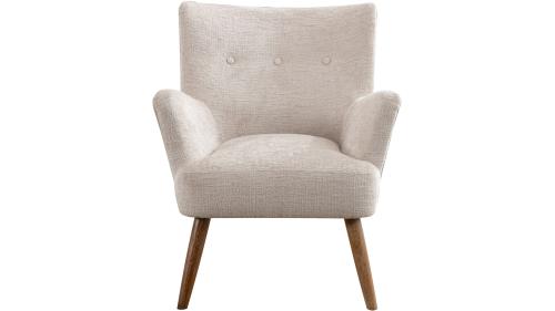 MARIO Fåtölj i tyg boucle Cream, en produkt av hög kvalitet till bra pris från Ulfåsa möbler