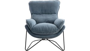 BRAY Fåtölj i tyg Washed Denim, en produkt av hög kvalitet till bra pris från Ulfåsa möbler