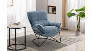 BRAY Fåtölj i tyg Washed Denim, en produkt av hög kvalitet till bra pris från Ulfåsa möbler