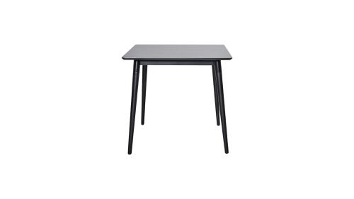VIKEN Matbord 80x80+30 svart ask melamin, en produkt av hög kvalitet till bra pris från Ulfåsa möbler