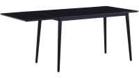 VIKEN Matbord 120x80 svart ask melamin, en produkt av hög kvalitet till bra pris från Ulfåsa möbler