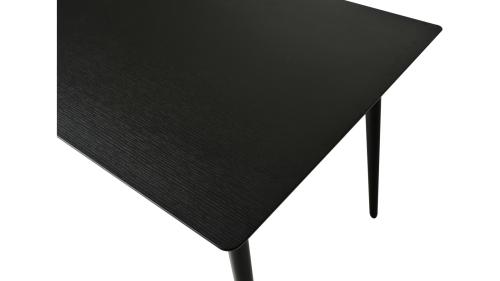 VIKEN Matbord 120x80 svart ask melamin, en produkt av hög kvalitet till bra pris från Ulfåsa möbler