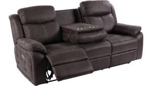 TEDDY Reclinersoffa 3  sits,tyg,brungrå, en produkt av hög kvalitet till bra pris från Ulfåsa möbler