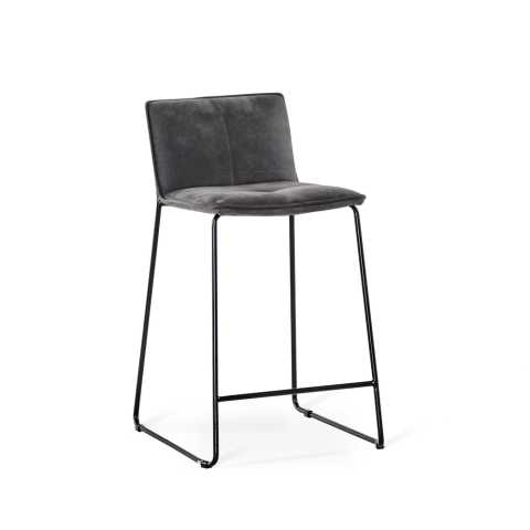 Barstol MF Nilla mörkgrå/ben svart metall, en produkt av hög kvalitet till bra pris från Ulfåsa möbler