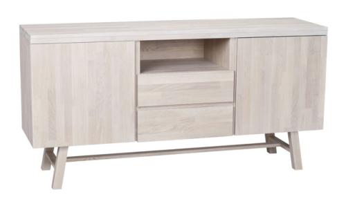 Brooklyn sideboard 160 vitpigmenterad ek, en produkt av hög kvalitet till bra pris från Ulfåsa möbler