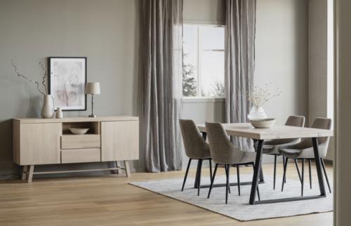 Brooklyn sideboard 160 vitpigmenterad ek, en produkt av hög kvalitet till bra pris från Ulfåsa möbler