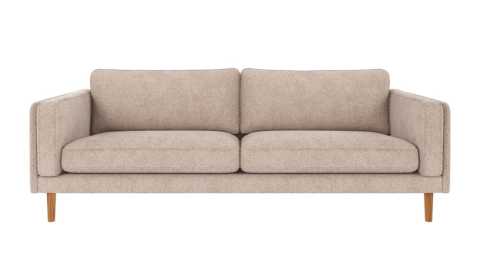 Braden soffa 3-sits ljusbeige tyg Greg 3 (k2)/ekben, en produkt av hög kvalitet till bra pris från Ulfåsa möbler