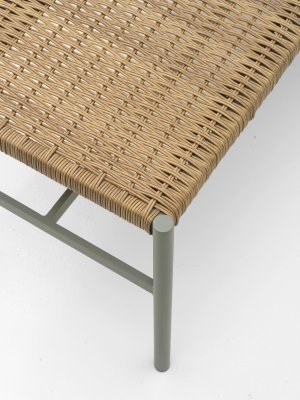 DK bänk Dusty Green/Natur, en produkt av hög kvalitet till bra pris från Ulfåsa möbler