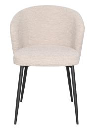 IBEN Matstol i beige boucletyg, en produkt av hög kvalitet till bra pris från Ulfåsa möbler
