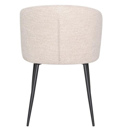 IBEN Matstol i beige boucletyg, en produkt av hög kvalitet till bra pris från Ulfåsa möbler