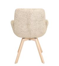 CROSBY Matstol med snurr, tyg beige , en produkt av hög kvalitet till bra pris från Ulfåsa möbler