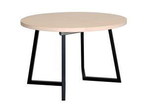 RÖA Matbord inkl 2 tillägg Ø120-200 vitp, en produkt av hög kvalitet till bra pris från Ulfåsa möbler