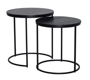 DUETT Sidobord set,dia 49/45 svart Omont, en produkt av hög kvalitet till bra pris från Ulfåsa möbler