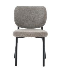 VIVO Matstol i beige tyg, svart metall, en produkt av hög kvalitet till bra pris från Ulfåsa möbler