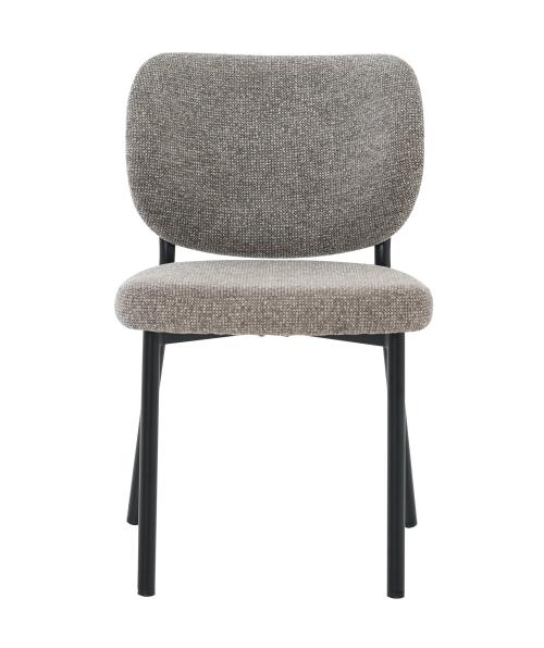 VIVO Matstol i beige tyg, svart metall, en produkt av hög kvalitet till bra pris från Ulfåsa möbler
