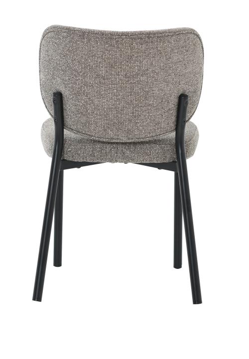 VIVO Matstol i beige tyg, svart metall, en produkt av hög kvalitet till bra pris från Ulfåsa möbler