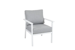 Samvaro High fåtölj Vit/Pearl grey, en produkt av hög kvalitet till bra pris från Ulfåsa möbler