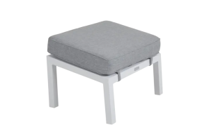 Belfort fotpall Vit/Pearl grey, en produkt av hög kvalitet till bra pris från Ulfåsa möbler