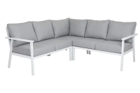 Samvaro High hörn Vit/Pearl grey, en produkt av hög kvalitet till bra pris från Ulfåsa möbler