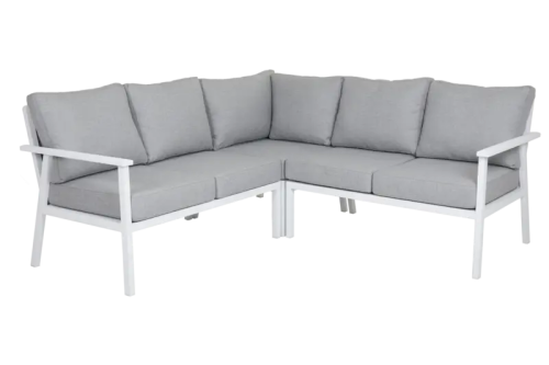 Samvaro High hörn Vit/Pearl grey, en produkt av hög kvalitet till bra pris från Ulfåsa möbler