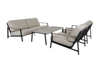 Lyra 2,5-sits soffa Svart/Sand, en produkt av hög kvalitet till bra pris från Ulfåsa möbler