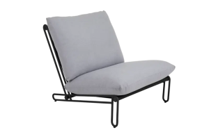 Blixt loungefåtölj Svart/Sky Grey, en produkt av hög kvalitet till bra pris från Ulfåsa möbler