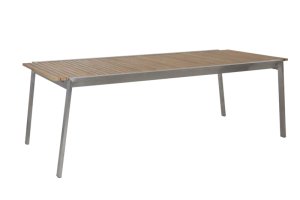 Naos matbord Rostfritt stål/teak, en produkt av hög kvalitet till bra pris från Ulfåsa möbler