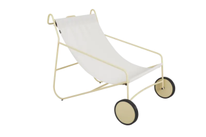Poul Chair loungefåtölj Lemon/Off-white, en produkt av hög kvalitet till bra pris från Ulfåsa möbler