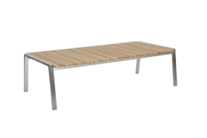 Naos soffbord Rostfritt stål/teak, en produkt av hög kvalitet till bra pris från Ulfåsa möbler