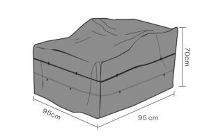 Möbelskydd fåtölj Svart - Andas, en produkt av hög kvalitet till bra pris från Ulfåsa möbler