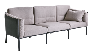 Delux 3-sitssoffa Black/Teddy Beige, en produkt av hög kvalitet till bra pris från Ulfåsa möbler