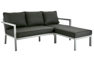 Delia divansoffa Light Grey/Nearly Black, en produkt av hög kvalitet till bra pris från Ulfåsa möbler