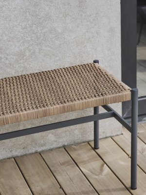 DK bänk Antracit/Natur, en produkt av hög kvalitet till bra pris från Ulfåsa möbler