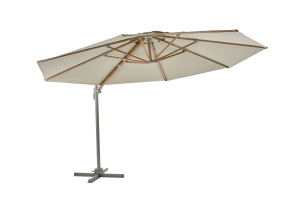 Luzzi frihängande parasoll Khaki/Light Grey, en produkt av hög kvalitet till bra pris från Ulfåsa möbler