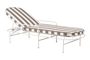Arts vilsäng Soft White/Beige Stripes, en produkt av hög kvalitet till bra pris från Ulfåsa möbler