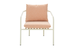 Bendt fåtölj Pearl White/Teddy Orange, en produkt av hög kvalitet till bra pris från Ulfåsa möbler
