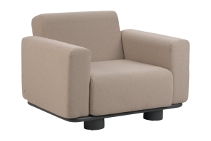 Bolster fåtölj Antracit/Teddy Beige, en produkt av hög kvalitet till bra pris från Ulfåsa möbler