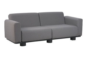 Bolster 2,5-sits soffa Antracit/Teddy Grey, en produkt av hög kvalitet till bra pris från Ulfåsa möbler