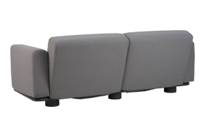 Bolster 2,5-sits soffa Antracit/Teddy Grey, en produkt av hög kvalitet till bra pris från Ulfåsa möbler