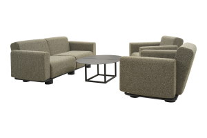 Bolster 2,5-sits soffa Antracit/Teddy Verde, en produkt av hög kvalitet till bra pris från Ulfåsa möbler